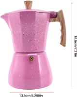 Cafetera Moka Café Moka Espresso Cafetera Moka 300 ml Rosa - details 0