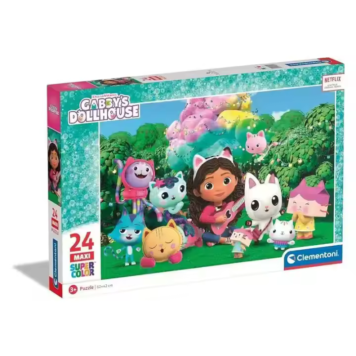 Puzzle Gabby Dollhouse maxi 24 piezas super color 28520 CLEMENTONI - 1
