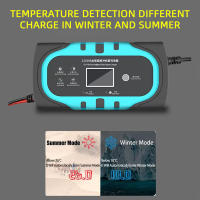 Cargador De Batería Para Coche Y Motocicleta 12V Inteligente Con Protección Contra Sobrecalentamiento Y Sobrecarga Pantalla LCD Accesorios De Cargador De Vehículo - details 5