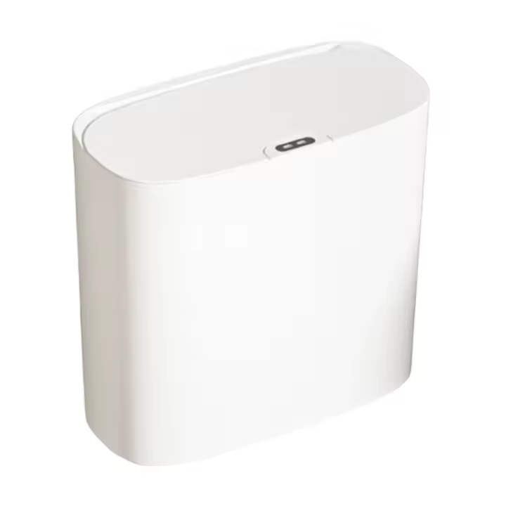 Bandeja De Basura Inteligente Con Inducción Automática Para Cocina Sala De Estar Baño Lavandería Estilo Rectangular Material PP - 1