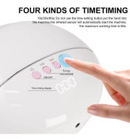 Lámpara De Uñas LED 60 LEDs Secador Profesional Con Base Removible Y Timer Sensor Inteligente Para Curar Gel Pulverizador De Uñas Herramienta De Cuidado De Uñas - details 2