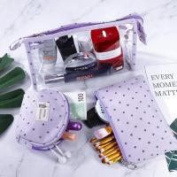 Bolsas de Cosméticos Mujer Bolsa de Maquillaje Transparente para Viajes, 3PCS Estuche Organizador - details 0