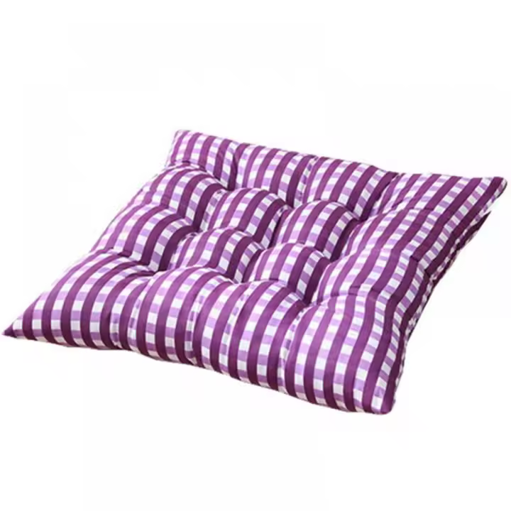 Cojín De Silla Cuadrado De 35x35cm Con Correa Antideslizante Para Interior Y Exterior Cojín De Sofá Para Oficina Y Hogar Estilo Moderno Relleno De Memoria Poliéster/Celulosa - 1