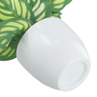 1pc Decoración De Bonsái Artificial Planta De Hojas En Maceta Para Sala De Estar Dormitorio Jardín Oficina Restaurante Escritorio - details 3
