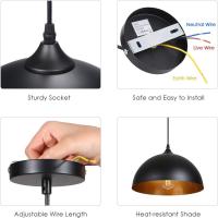 Lámpara Colgante LED MARPOU Para Techo Con Base E27 Decoración Para Sala De Estar Dormitorio Restaurante Material De Acero Inoxidable Moderno - details 5