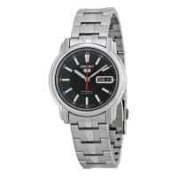 Reloj automático hombre Seiko 5 SNKL83K1 dial negro 37mm correa acero - details 1