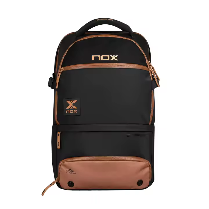 Mochila Nox Luxury Open Series Negro Marrón - 1
