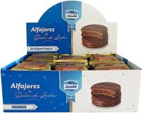 Alfajores de Dulce de Leche Mardel Chocolate Negro Caja Display 24 Uds. - Qumir - details 0