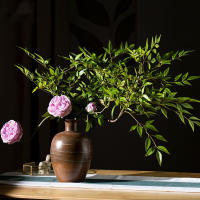 Planta Artificial De Bambú Y Hojas De Nandina Verde Falso Para Decoración De Jardín Interior Y Exterior Tamaño Grande 76-140cm - details 7