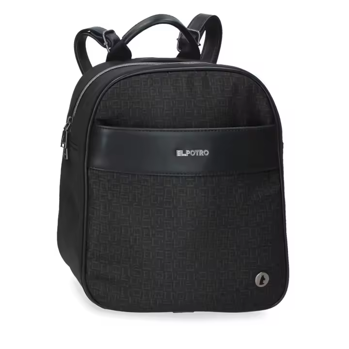 Mochila casual El Potro Luna 28cm negro - 1