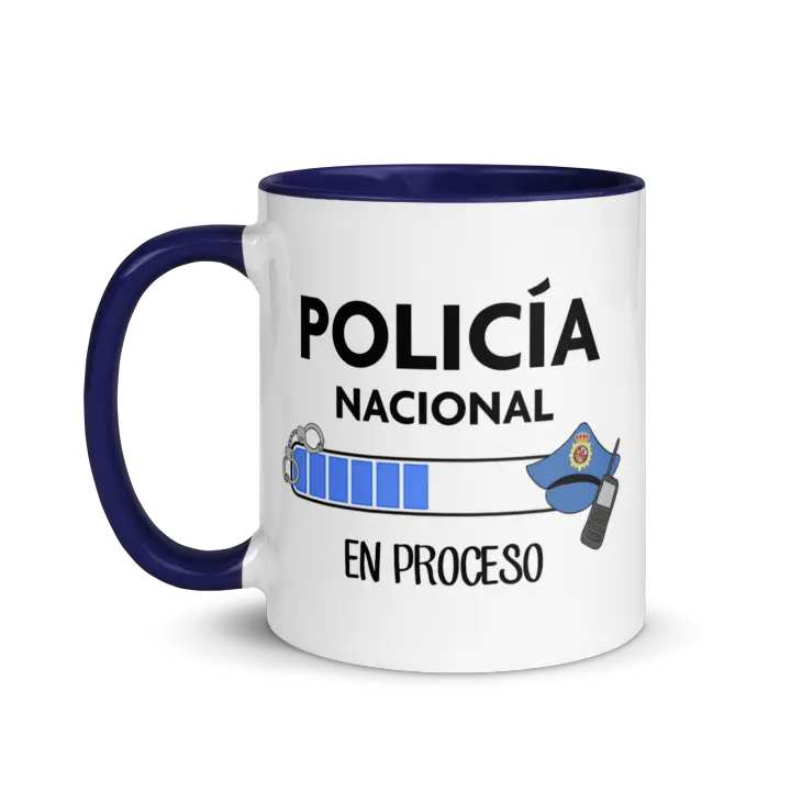 Taza de cerámica personalizada regalo "Policia Nacional en proceso" - Marca Pixel! - 1