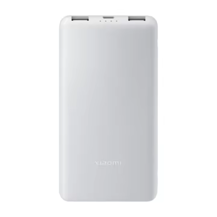 Xiaomi Power Bank 10000mAh 22.5W Lite GL, PowerBank Batería Externa con Carga Rápida Bidireccional de 22.5 W Máx, 3 Puertos de Salida, Segura para Llevar en el Avión,, 2x USB-A, 1x USB-C, Color: Blanco - 1