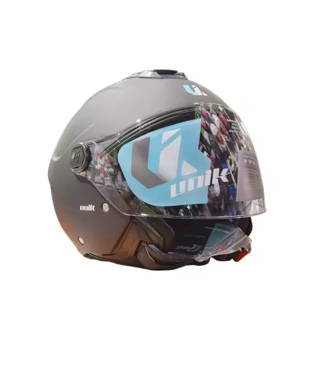 Casco abierto Jet Unik Vertex Matt Black - 1