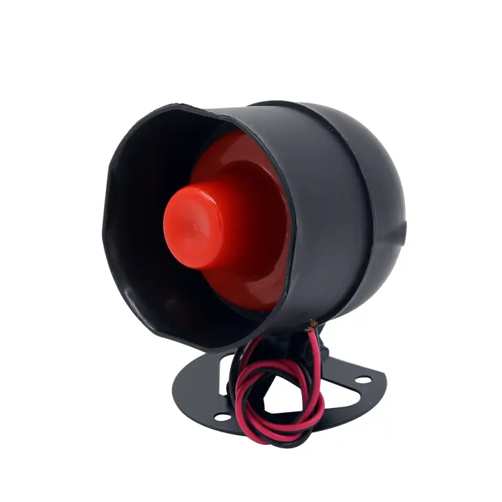 Sirena De Alarma De Vehículo 12V 105dB Antirrobo Para Coche Motocicleta Scooter Sistema De Seguridad Con Bocina De Autovía - 1