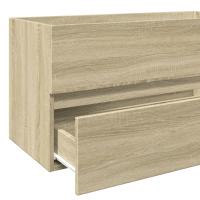 vidaXL Armario lavabo madera contrachapada roble Sonoma 90x38,5x45 cm - details 5
