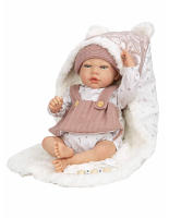 Muñecas Arias. Muñeca Reborn 40 cm Sandra Rosa con Manta - Arias 98160 - details 0