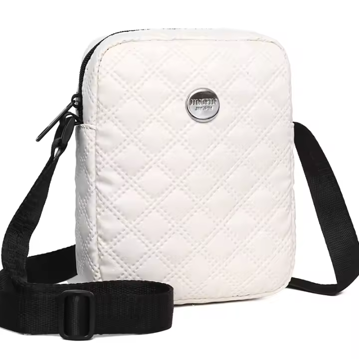 Bolso De Hombro Para Hombres Y Mujeres Bolso Cruzado Moda Pequeño Para Compras Bolsillo Para Teléfono Material Nylon - 1