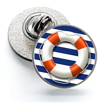 Gemelolandia | Pin de Solapa Magglass Salvavidas Nautico Nº14 16mm - 1
