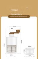 Small Ice Shaver Manual Portable Hand-cranked Kitchen Tool for Household Use Ice Crusher for Milkshakes And Smoothies PP Material - details 9