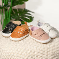 Zapatos Para Bebés Recién Nacidos Antideslizantes Niños Y Niñas Casual Moda Zapatos De Bajo Talón Suave Funda De Goma Cierre De Encaje - details 1