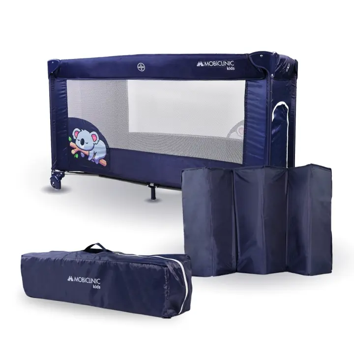 Cuna de Viaje 2 en 1 Mobiclinic Bolsa de Transporte Plegado ultracompacto Colchón extraíble Mofli hasta 15kg Tela Transpirable Entrada Lateral con Cremallera Parque bebé Ruedas - 1