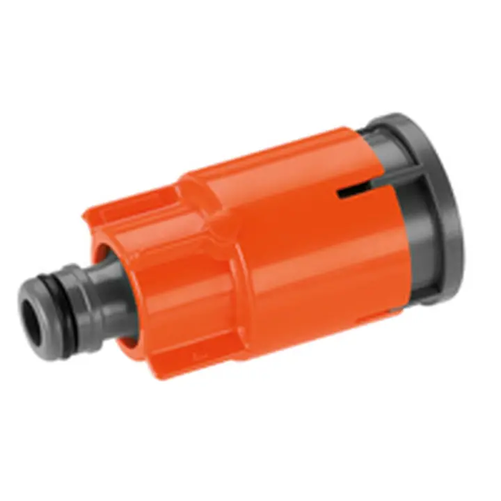 Toma de agua con válvula de cierre Gardena 5797-20 Aquastop Naranja - 1