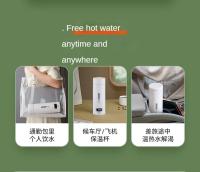 Hervidor Eléctrico Portátil De Té Y Café 110V/220V Termo Con Menú En Inglés Para Viajes Hervir Agua Y Stewable Acero Inoxidable Con Pantalla Digital Protección Anti-Dry Y Overheat - details 20