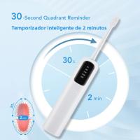 Cepillo De Dientes Eléctrico Rotativo Para Adultos Cuidado Oral Blanqueamiento De Dientes Recargable Por USB 30000-50000 Movimientos Por Minuto 4 Modos De Funcionamiento - details 3