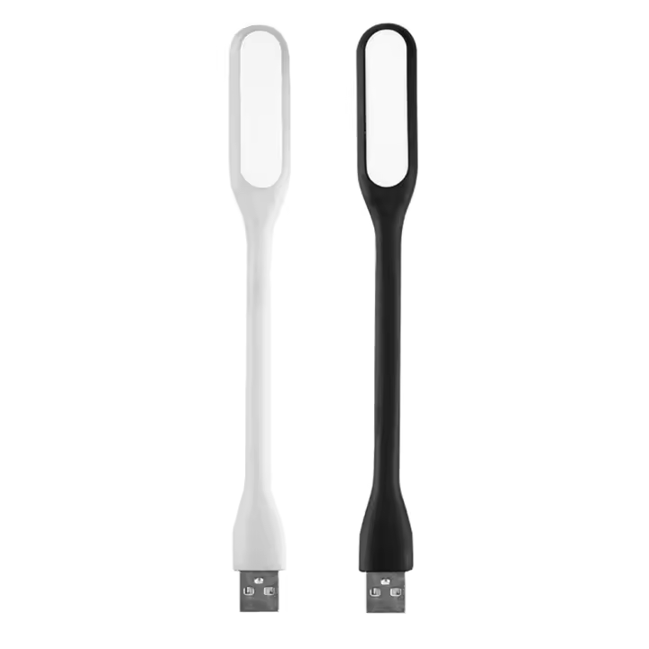 Lámpara De Lectura LED USB Para Libro Luz Nocturna Flexible Y Ajustable Iluminación Para Portátil - 1