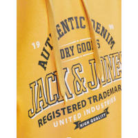 Jack & Jones Pack Sudadera + Camiseta Hombre , Con capucha ajustable ,Color Honey Gold y JJECORP White Logo estampado Moda Casual Informal OTOÑO INVIERNO - details 3