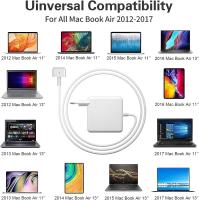 Cargador 85W T-Tip Compatible con Mac Book Pro 13 15, Adaptador de Corriente para Mac Book Air(Fin 2012, 2013,2014, principios de 2015)（A1436/ A1466/ A1465） - details 2