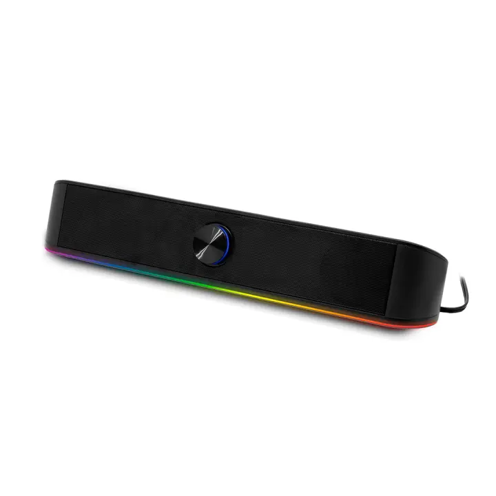 Phoenix Technologies Barra de Sonido Gaming con Luces RGB y Bluetooth para PC y Consolas - 1