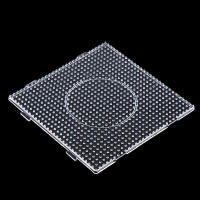Plantillas De Hama Para Plegar 4pcs De 15cm Plantillas De Cuentas Para Crear Tableros De Cuentas Creativos Juguete De Artesanía Hecho a Mano Regalo Puzzle Pixelado Para Niños De 3-6 Años Material Plástico - details 2
