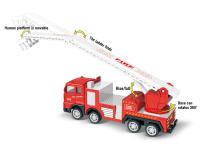 Mini Camión De Bomberos Con Retroalimentación Para Niños Juguete De Vehículos De Ingeniería De Emergencia Conjunto De Camiones De Construcción Regalo Para Niños - details 7