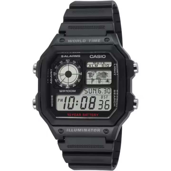 Reloj Casio Hombre Digital Ae-1200wh-1avef - 1