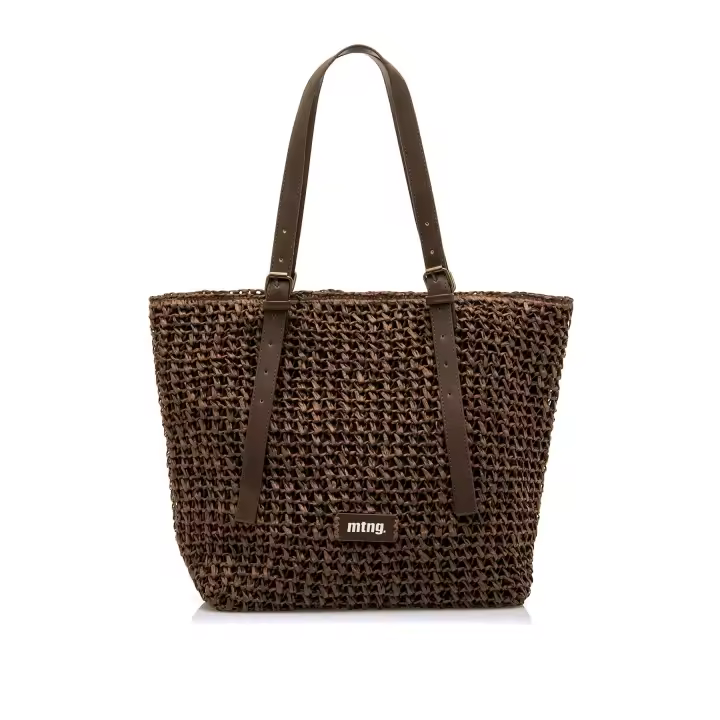 Mustang-MTNG bolsos mujer humo marron con cierre cremallera - 1