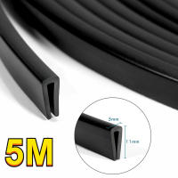 1Pc Tira De Protección Para Puerta De Coche 5M Goma U Shaped 11mmx5mm Sellado Decorativo Herramientas De Adornos Para Automóviles - details 16