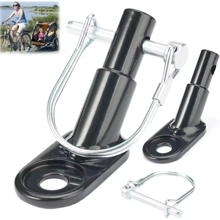 Conector de Bicicleta para Niños 2pcs Gancho para Freno Trasero de Trailer de Perro - 1