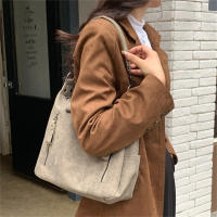 Bolso Lateral De Cuero Diseñador Para Mujer Bolso De Hombro Retro Capacidad Grande Bolso De Mano Casual Para Damas - details 7
