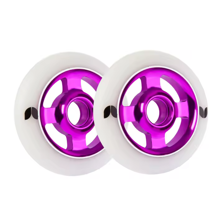 Blazer Pro Scooter Patinete Skate Scooter - Stormer 4 Spoke Aluminium Purple 100 MM (set 2) - 1