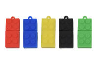 JASTER USB Flash Drives 2.0 En Cinco Colores Con Modelo De Bloques De Construcción De Silicona 64GB 32GB 16GB 8GB 4GB 128GB Memoria Stick U Disquete - details 0
