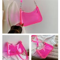 Bolso De Hombro Para Mujer En Gel De Vidrio Transparente Estilo Y2K Pequeño Con Cierre De Cremallera Bolso De Moda Versátil - details 23