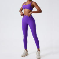 Sudadera Deportiva Para Mujer De Terciopelo Suave Alta Elasticidad Y Secado Rápido Cross Back Yoga Running Fitness Workout - details 31