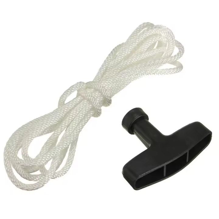 Cuerda Iniciadora Y Mango De Arranque Para Mayoría De Cortacésped a Gasolina Universal Cuerda De Inicio Para Motor Herramientas De Energía - 1
