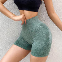Shorts Deportivos Para Mujer High Waist Push up Fitness Yoga Running Leggings De Nylon Spandex Transpirables Y Secado Rápido - details 8