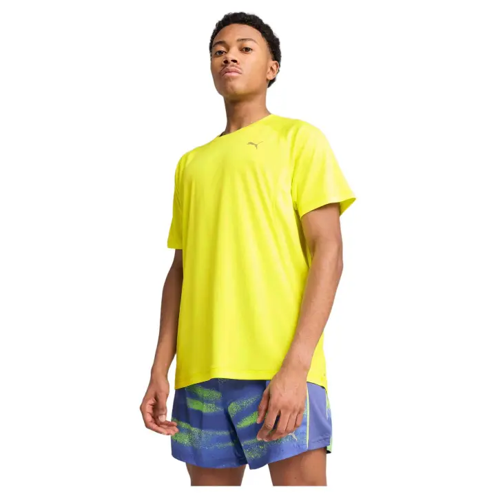 Running Puma modelo M Run Velocity Tee (Poly) en color Verde - 1