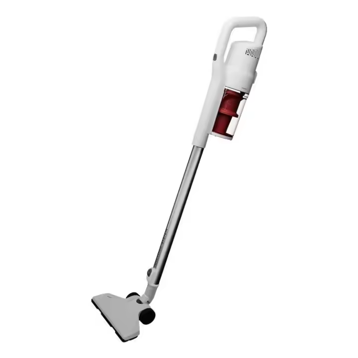 Aiwa - Aspirador sin bolsa AVC-600 de 600 W con filtrado HEPA para hogares con alergias, radio de 6 m y diseño compacto blanco - 1