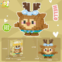 Mini Bloques De Construcción Micro Animales HUIQIBAO 3D Diamante Modelo BEE Gato Panda Para Niños Juguetes De Ciudad DIY - details 16