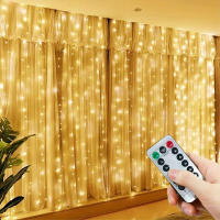 Luces De Encaje LED 6m/3m USB Luz Fina Para Festival Iluminación De Ventana Dormitorio Bodas Navidad Decoración Color Cálido - details 15