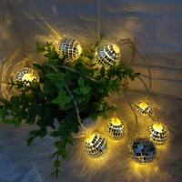 Luces De Cadena De Espejo LED Mosaico Lámpara Decorativa Para Fiesta Y Barra Luz Colorida Instalación Por Montaje - details 6